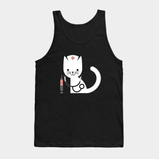 Cute Cat Nurse Tank Top